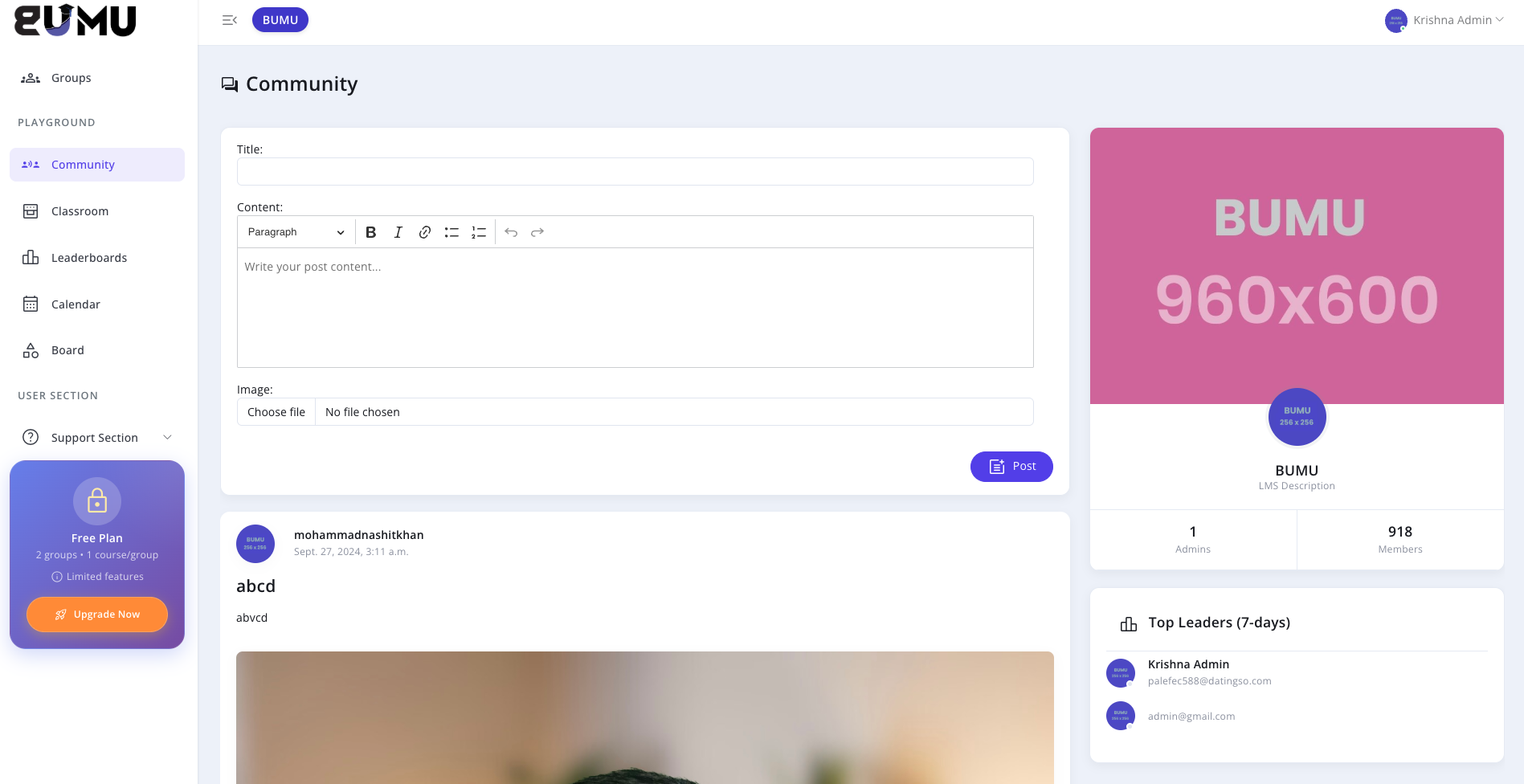 BUMU Platform Preview